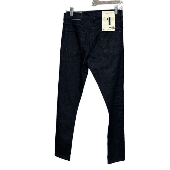 Revolve Rag & Bone Skinny Fit Dark Indigo Aero Stretch Jeans in Color Rinse - Picture 10 of 12